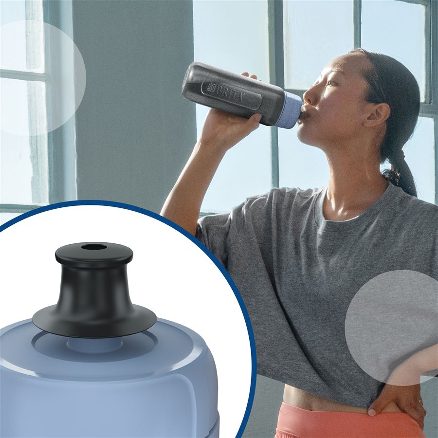 BRITA Fill&Go Active filtrační láhev na vodu 0,6l, zelená + 2x filtr MicroDisc