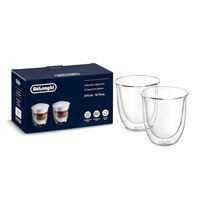 DeLonghi DLSC311 termo sklenice na cappuccino 270 ml, sada 2 ks 