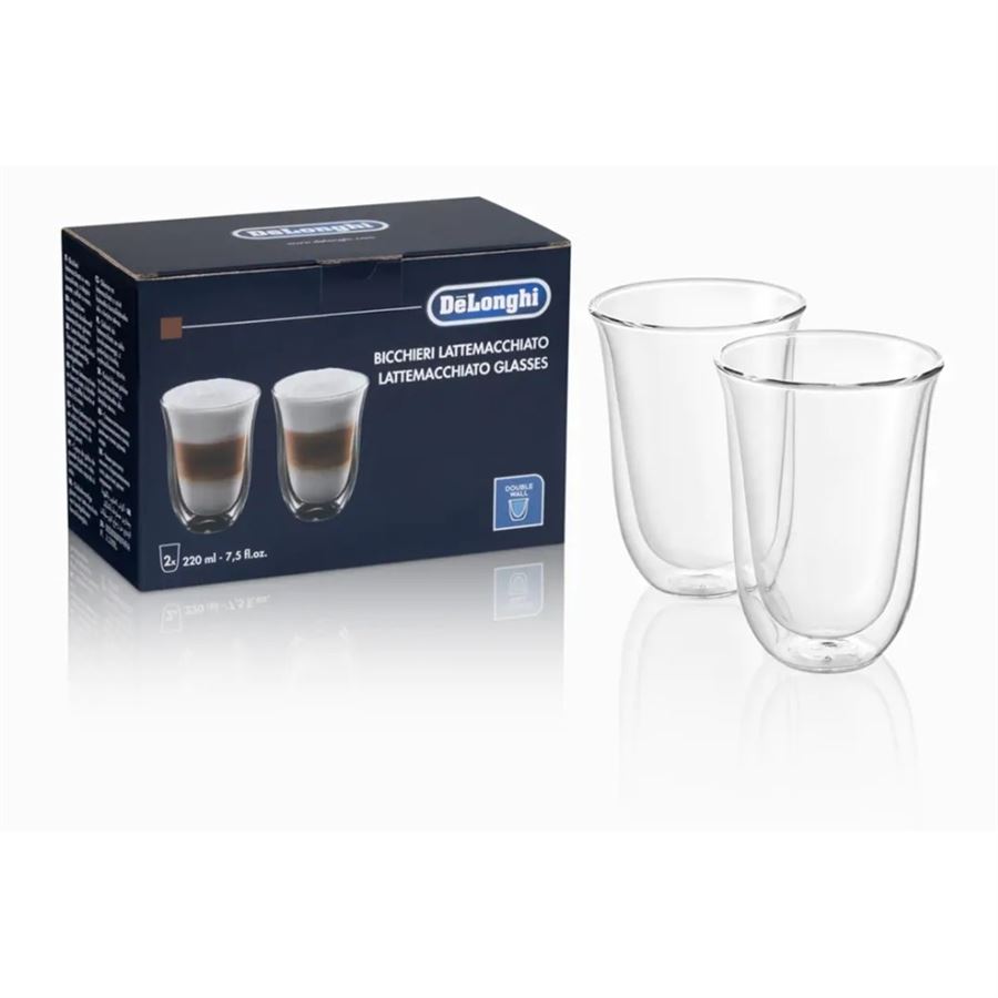 DeLonghi DLSC312 termo sklenice na Latte macchiato 330 ml, 2 ks