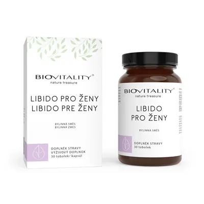 Green idea Biovitality Libido pro ženy bylinný komplex 30 tobolek - libido, stres, frigidita