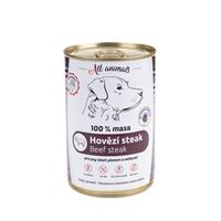 All Animals Hovězí steak 100% masová konzerva pro psy 400 g