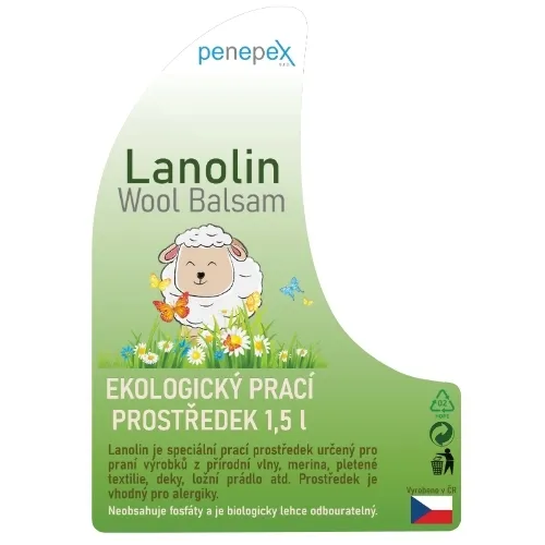 Lanolin na praní Wool Balsam 1,5 l  / 3 ks