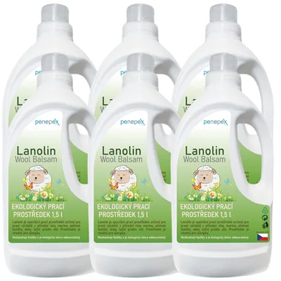 Lanolin na praní Wool Balsam 1,5 l  / 6 ks