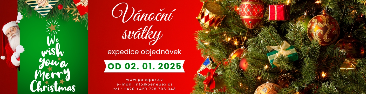 Vánoční svátky expedice zásilek od 02. 01. 2025

